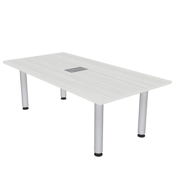 35.5 in W, 71.5 in L, 29 in H, Engineered Wood Top, White